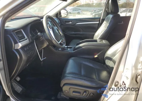 2017 Toyota Highlander Se from USA, damaged, VIN 5TDJZRFHXHS458147